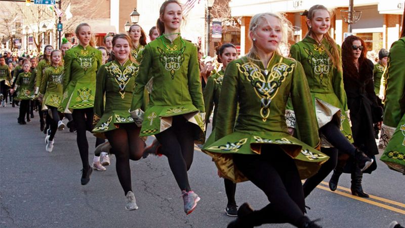 Celebrate by performing a traditional Irish dance