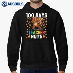 100 Days of Driving My Teacher Nuts Dabbing Squirrel School Hoodie