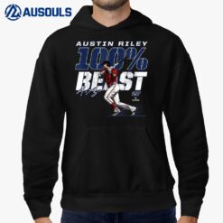 100 Percent Beast Austin Riley Atlanta MLBPA Hoodie