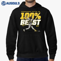 100 Percent Beast Fernando Tatis Jr San Diego MLBPA Hoodie