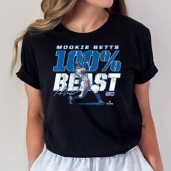 100 Percent Beast Mookie Betts Los Angeles MLBPA T-Shirt