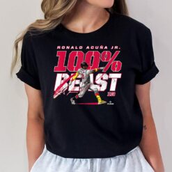 100 Percent Beast Ronald Acuna Jr Atlanta MLBPA T-Shirt
