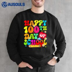 100th Day Of School Teachers Costume 100 Days Students Kids Sweatshirt