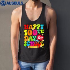 100th Day Of School Teachers Costume 100 Days Students Kids Tank Top