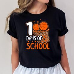 100th Day of School Basketball Kids 100 Days Of School T-Shirt