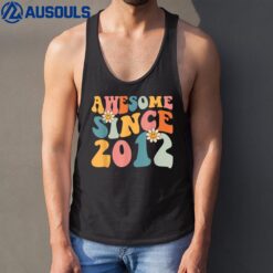 10th Birthday Gifts Awesome Since 2012 10 Years Old Boy Girl Tank Top