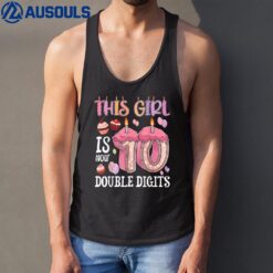 10 year old girl gifts ideas 10th birthday Double digits Tank Top