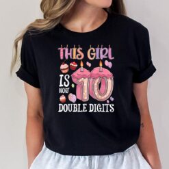 10 year old girl gifts ideas 10th birthday Double digits T-Shirt