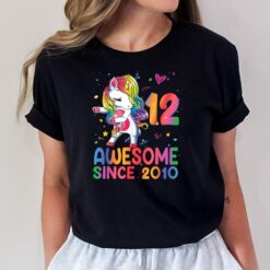 12 Year Old Gifts Girls ns Dabbing Unicorn 12th Birthday T-Shirt