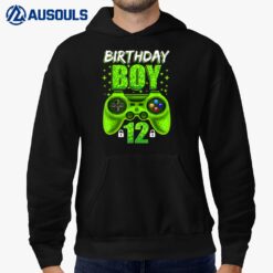 12th Birthday Boy Video Games Gamer Gaming 12 Year Old Boys Hoodie