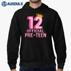 12th Birthday Girls 12 Years Old Official PRE-N Hoodie