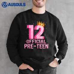 12th Birthday Girls 12 Years Old Official PRE-N Sweatshirt