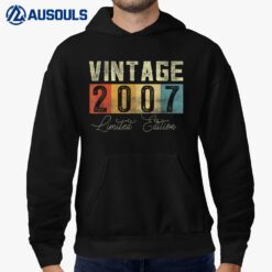 15 Year Old Gift Vintage 2007 Limited Edition 15th Birthday Hoodie