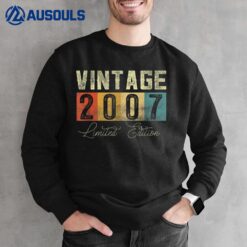 15 Year Old Gift Vintage 2007 Limited Edition 15th Birthday Sweatshirt