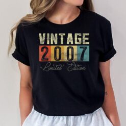 15 Year Old Gift Vintage 2007 Limited Edition 15th Birthday T-Shirt