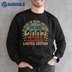 16 Year Old Gifts Vintage 2007 Limited Edition 16th Birthday Ver 2 Sweatshirt