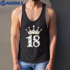 18 Years Old Gifts 18th Birthday Queen Girls diamond crown Tank Top