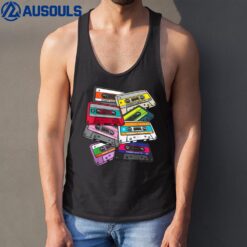 1980 80's Kid Vintage Generation Eighties Cassette Tape Tank Top