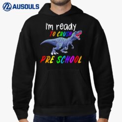 1st Day of Pre School Crush Pre K Trex Dinosaur Gift Kids Hoodie
