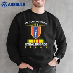 1st Signal Brigade Vietnam Veteran Png Sweatshirt