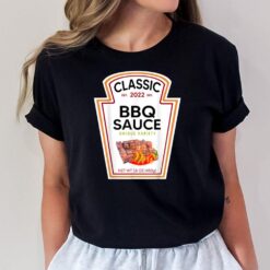 2022 BBQ Sauce Ketchup Barbeque Halloween Costume Couples T-Shirt