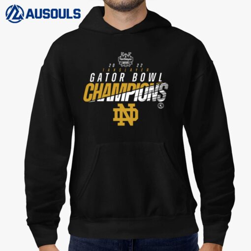 2022 NCAA Notre Dame Fighting Irish TaxSlayer Gator Bowl Champions Hoodie