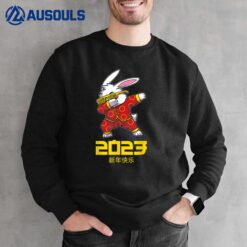 2023 Year of the Rabbit Chinese Dabbing New Year Bunny Sweatshirt