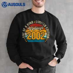 21 year Old Vintage 2002 Limited Edition 21st Birthday Sweatshirt