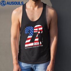 22 A Day Veteran Lives Matter Veterans Day Tank Top