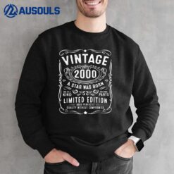 23 Year Old Gifts Vintage 2000 Made In 2000 23rd Birthday Sweatshirt