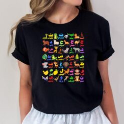 28 Arabic Alphabet Animal Arabian Letters Teachers Kids T-Shirt