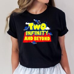 2 Year Old Two Infinity And Beyond 2nd Birthday Boys Girls T-Shirt