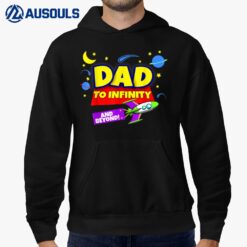 2 Year Old Two Infinity And Beyond 2nd Birthday For Dad Hoodie