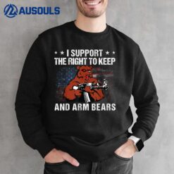 2nd I Support The Right To Keep And Arm Bears Sweatshirt