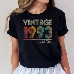 30 Year Old Vintage 1993 30th Birthday Gifts for Women Men T-Shirt