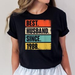 35th Year Wedding Anniversary Best Husband Since 1988 Epic T-Shirt