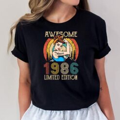 36 Year Old birthday gifts for women - Awesome Since 1986 T-Shirt