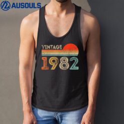 40 Year Old Gift Vintage 1982 Made In 1982 40th Birthday Tank Top