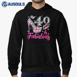 40 Years Old Gifts 40 & Fabulous Since 1983 40th Birthday Hoodie