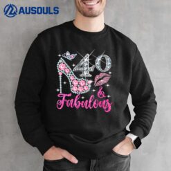 40 Years Old Gifts 40 & Fabulous Since 1983 40th Birthday Sweatshirt