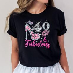 40 Years Old Gifts 40 & Fabulous Since 1983 40th Birthday T-Shirt