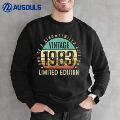 40th Birthday Vintage 1983 Limited Edition 40 Year Old Gift Sweatshirt