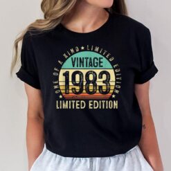 40th Birthday Vintage 1983 Limited Edition 40 Year Old Gift T-Shirt