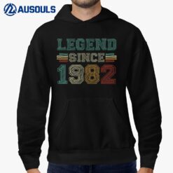 41 Years Old Legend Since 1982 41st Birthday Hoodie