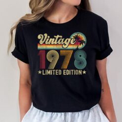 45 Year Old Vintage 1978 45th Birthday Gifts for Women Men T-Shirt