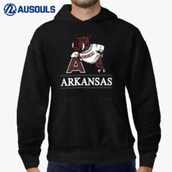 47 Arkansas Razorbacks Red Fineline Hoodie