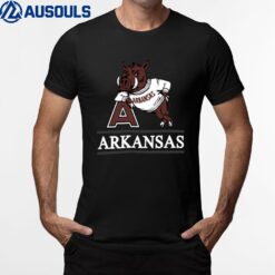 47 Arkansas Razorbacks Red Fineline T-Shirt