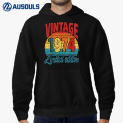 48 Years Old Bday Vintage 1974 Limited Edition 48th Birthday Hoodie