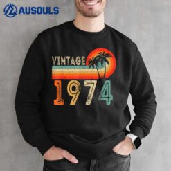 49 Year Old Gift Vintage 1974 Made In 1974 49th Birthday Sweatshirt