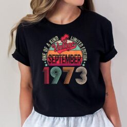 49 Years Old Gifts Vintage September 1973 49th Birthday T-Shirt